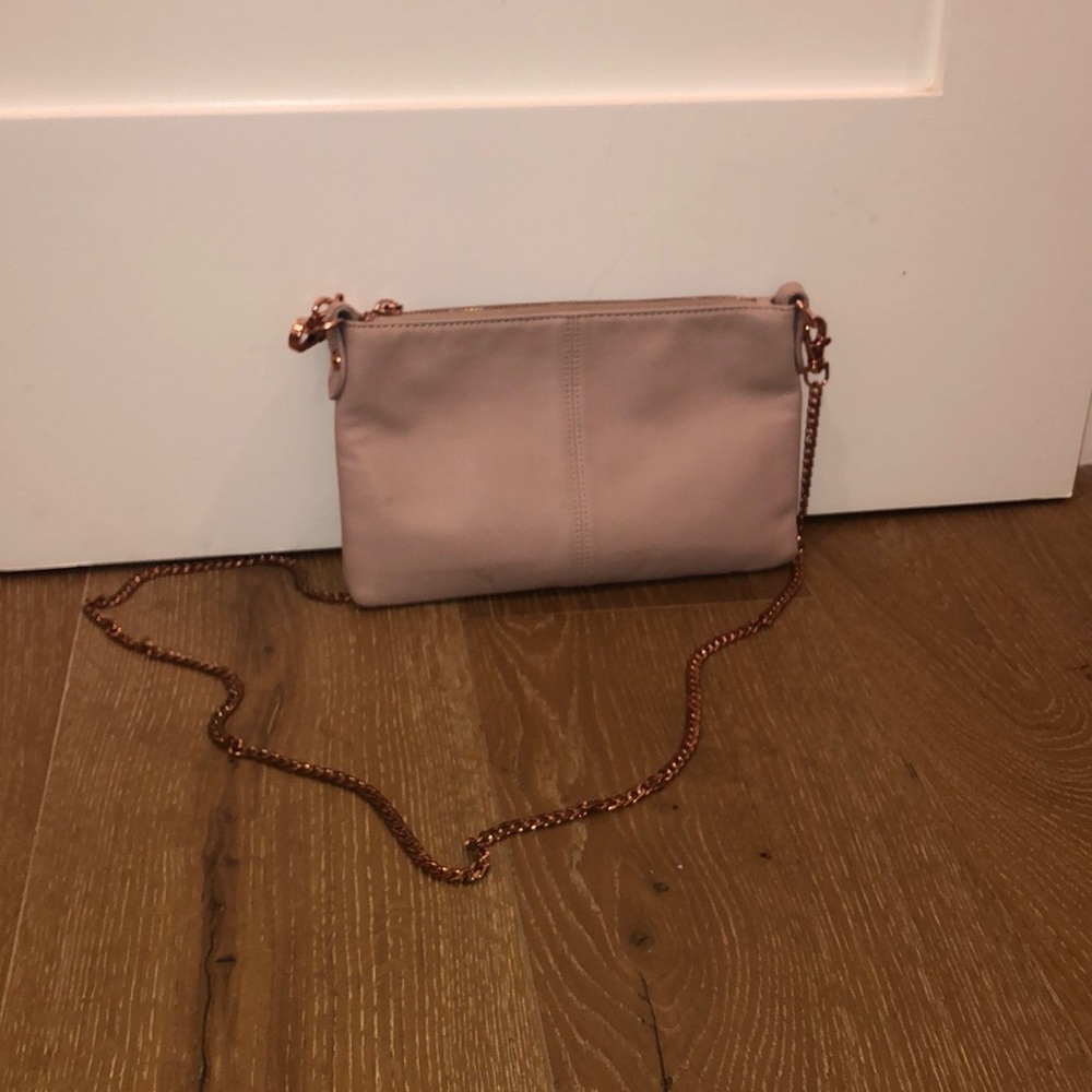Pink small crosse body bag